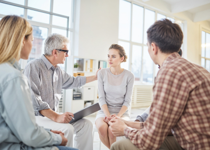A supportive multilingual counselling conversation