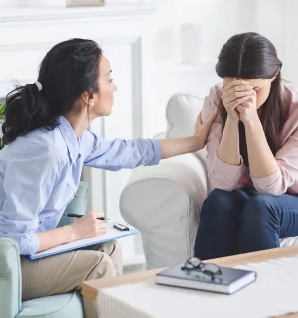 Anxiety counselling support illustration