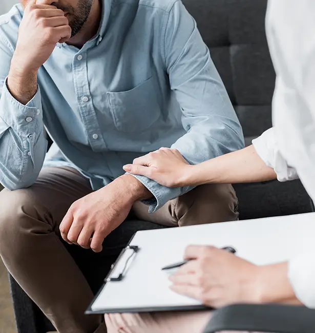 A supportive alcohol counselling conversation