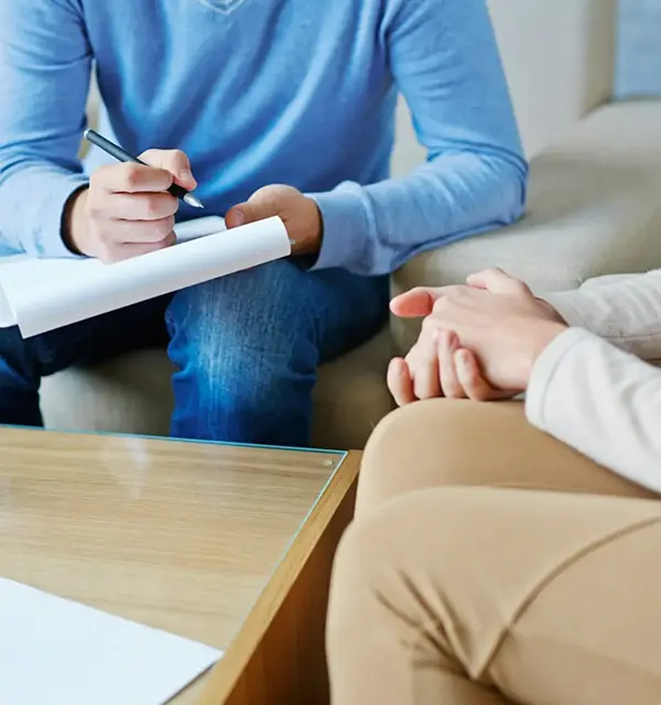A supportive counselling conversation during separation and divorce
